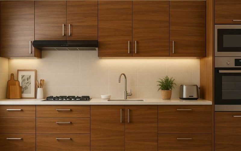 Best Kitchen Cupboard Designs for Homes in Kerala